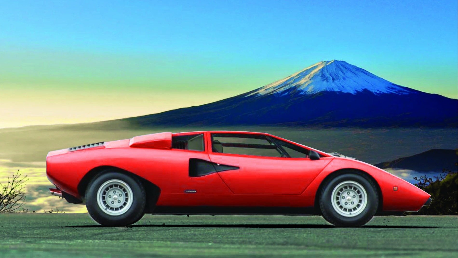 Rare early Lamborghini Countach LP400 right hand drive for Sale